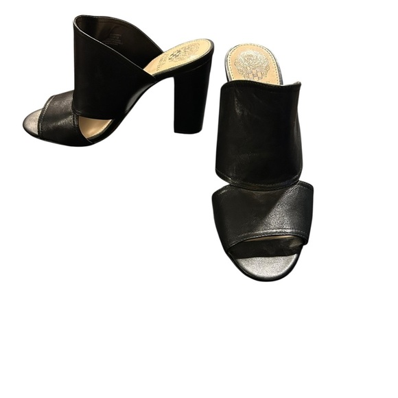 Elegant Black Women's Heeled Mules - Picture 3 of 5